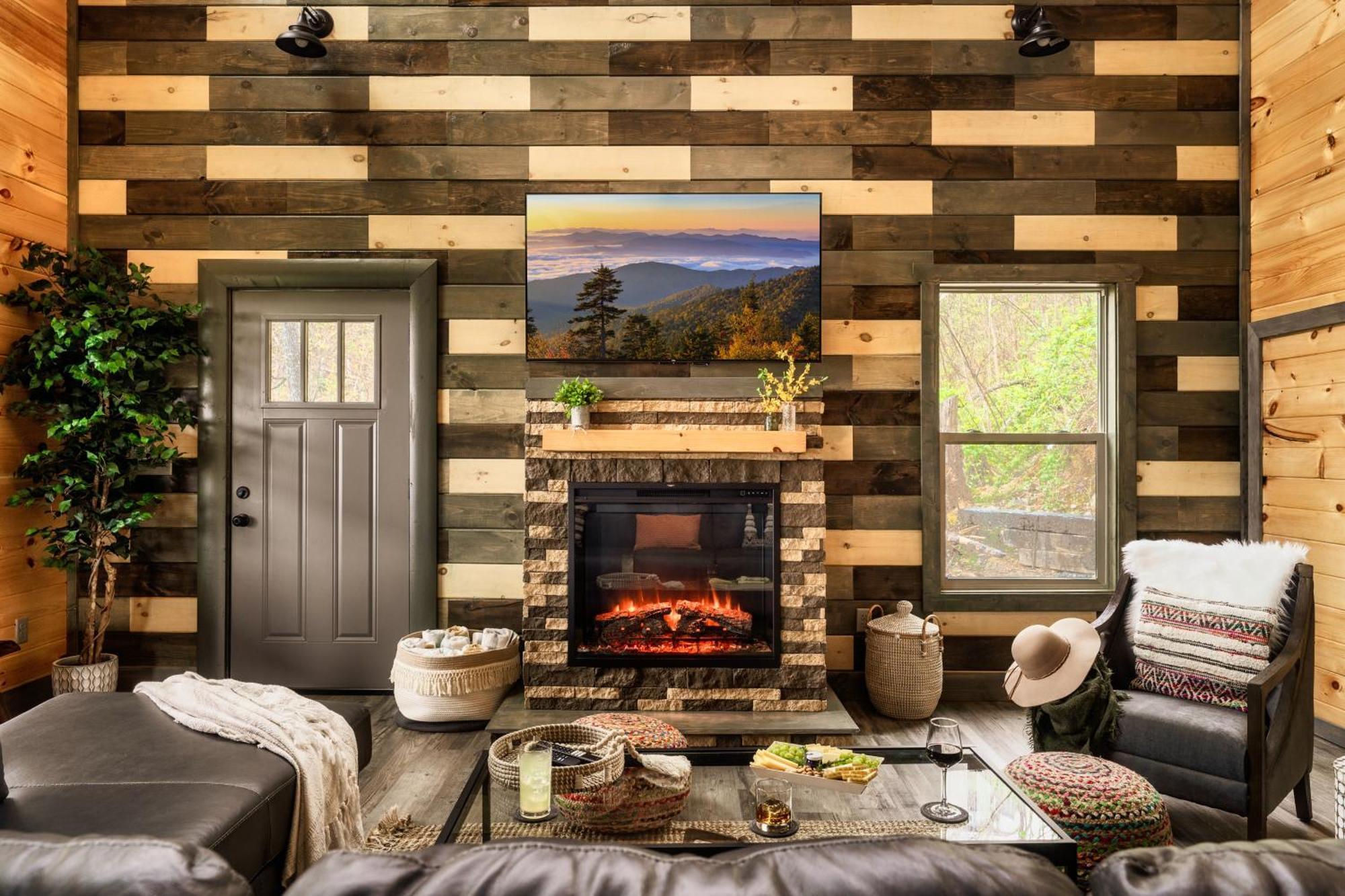Mountainscape - Brand New Cabin W Views - Hottub - Firetable - Ps5 - Pooltable - 3 Pools Gatlinburg Kültér fotó